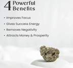 Raw Pyrite Cluster